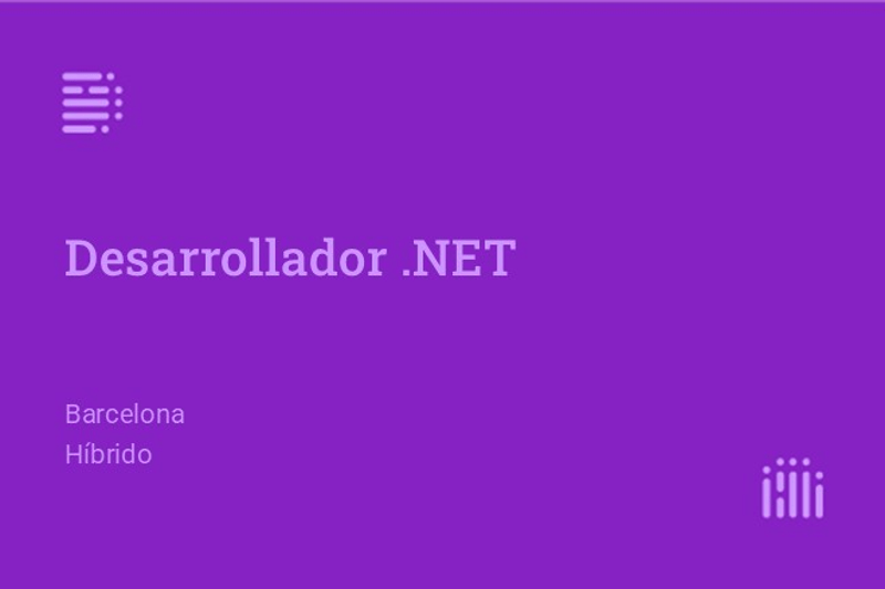 Desarrollador .Net image