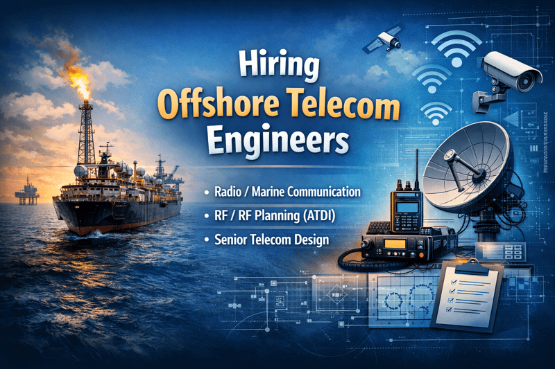 Offshore Telecom Engineers (Radio / RF / Senior) – FPSO Project image