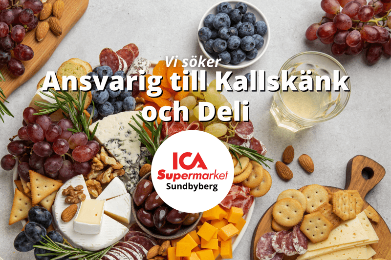 ICA Supermarket Sundbyberg söker Ansvarig Kallskänk och Deli! image