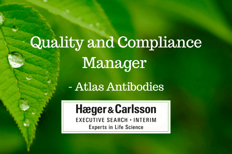 Quality and Compliance Manager - Atlas Antibodies image