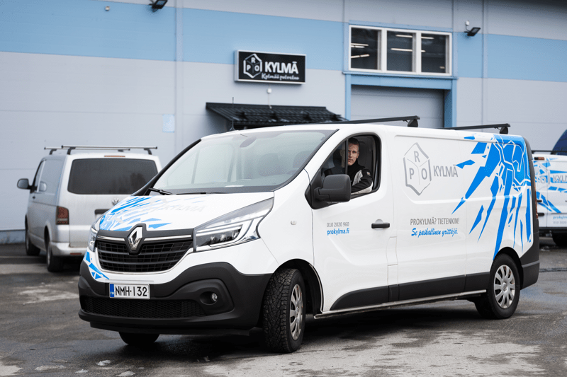 Kylmäasentaja, Keski-Suomi/ Jyväskylä, ProKylmä Oy, Part of Cervi image