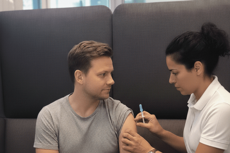 Sykepleiere til høstens influensavaksinering i Oslo image