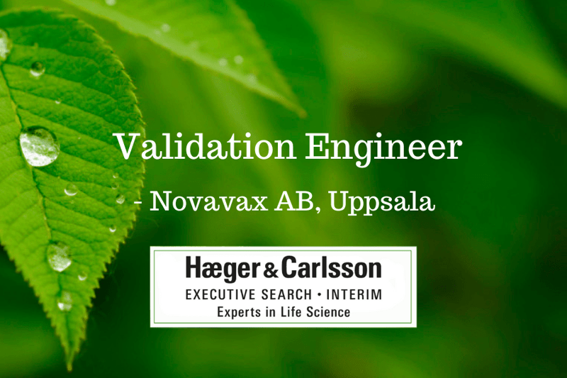 Validation Engineer - Novavax AB, Uppsala image