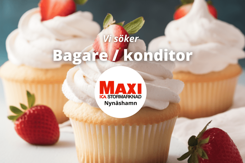 ICA Maxi Nynäshamn söker Bagare/Konditor! image