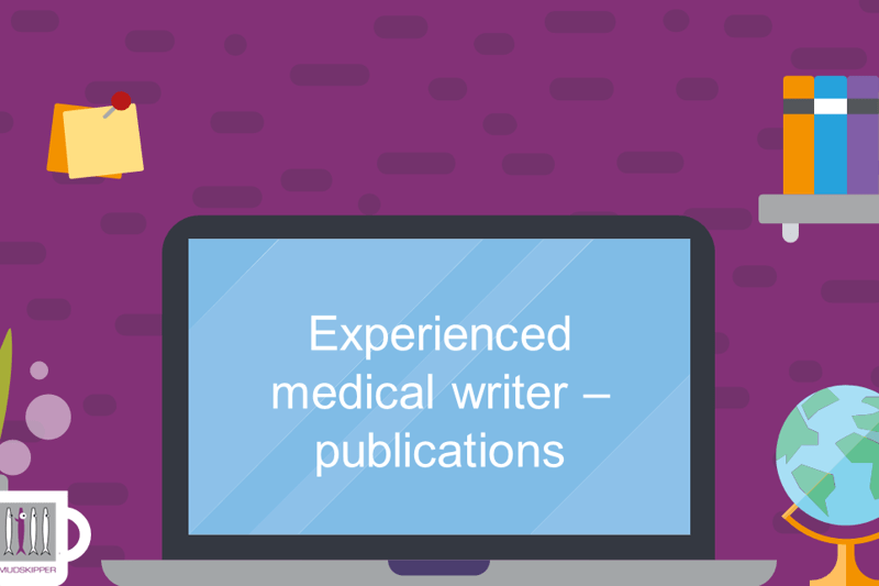 Experienced medical writer – publications image