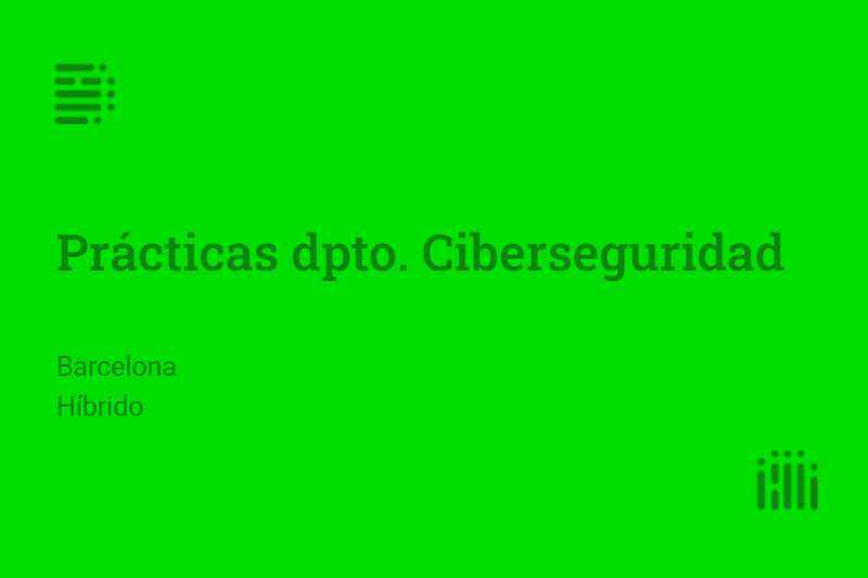 Practicas Dpto. Ciberseguridad image