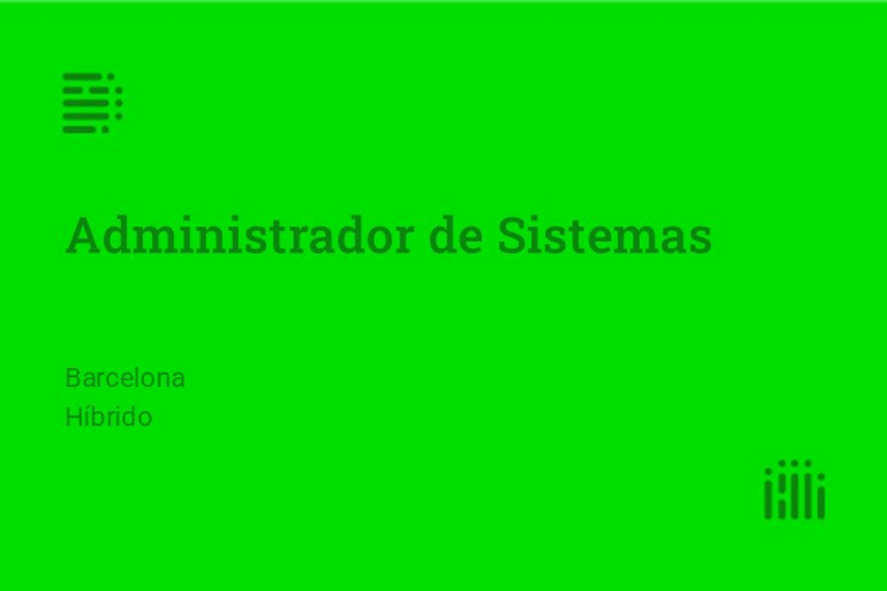 Administrador de sistemas image