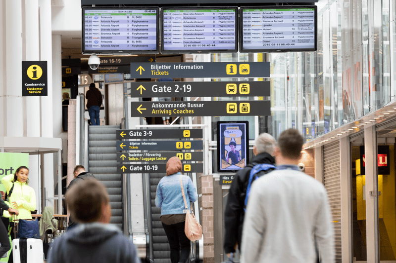 Trafikledare till Cityterminalen image