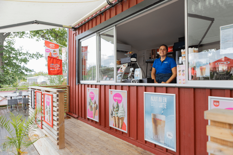 Glassförsäljare image