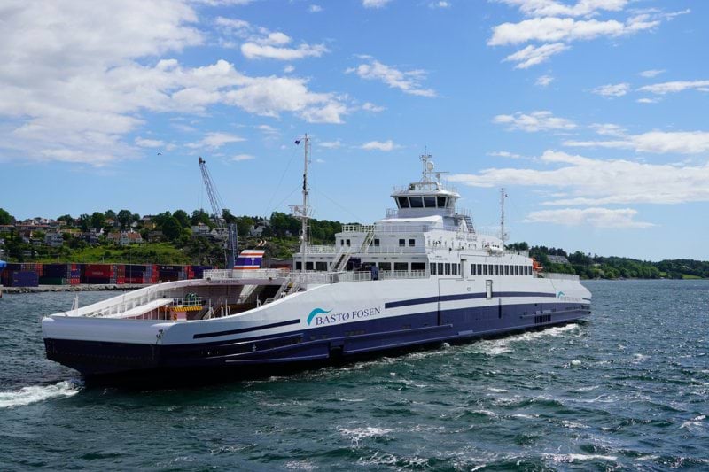 a large boat on the water
