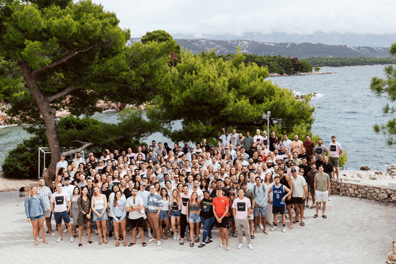 Teamtailor 2022 - Team photo Croatia