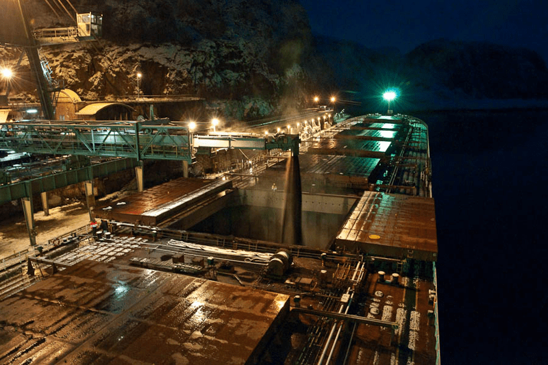 Lastning hamnen, Sydvaranger