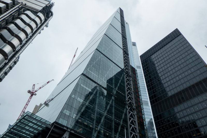low angle photography of high rise building