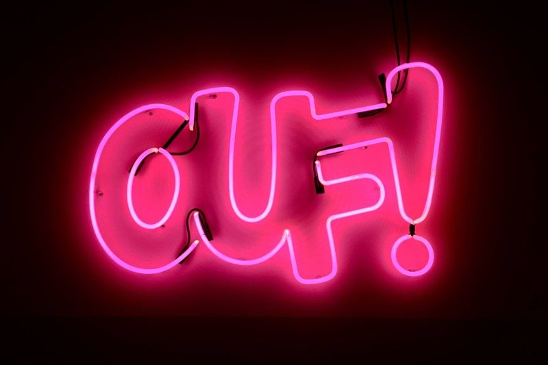 ouf light signage