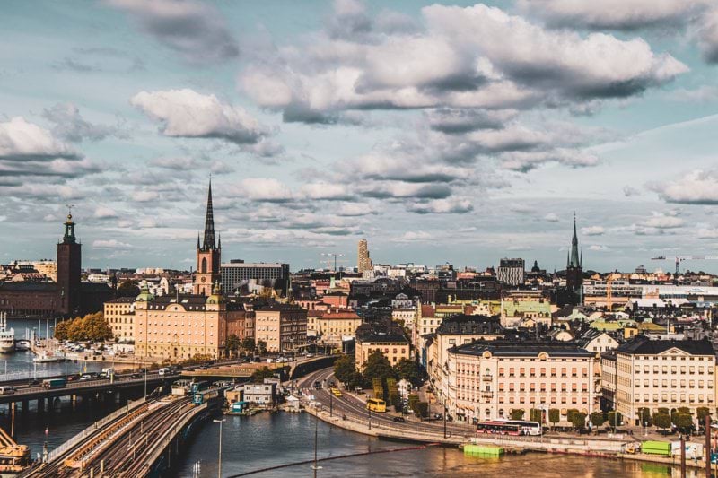 aerial photography of buildings