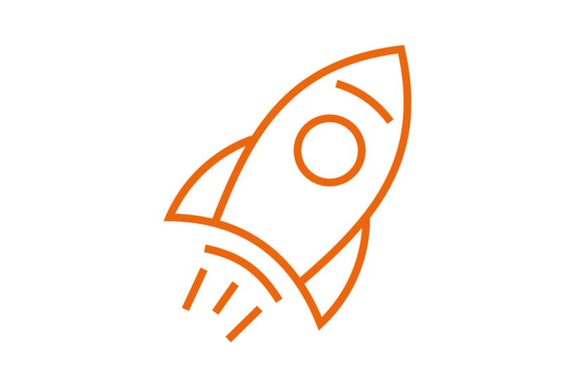 Rocket ship icon
