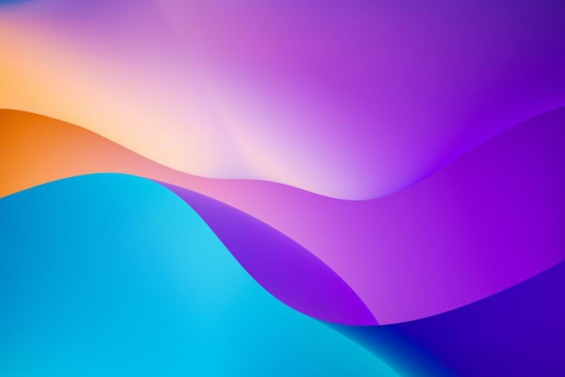 blue orange and yellow wallpaper