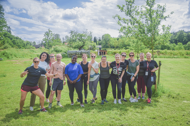 SD Worx people team on teambuilding