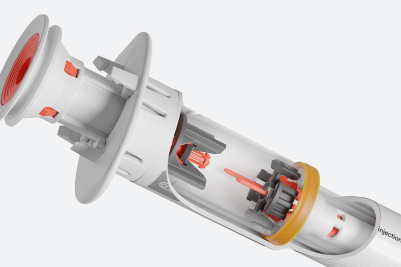 An image of a syringe medical device
