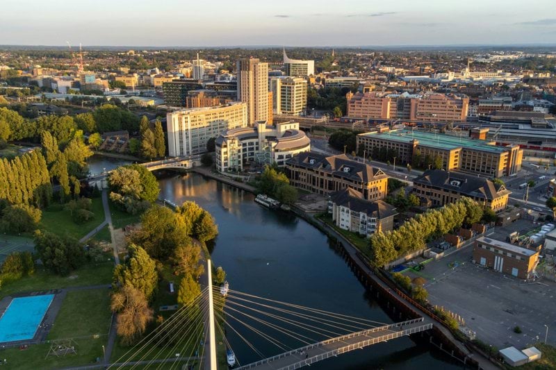 aerial view of city buildings during daytime