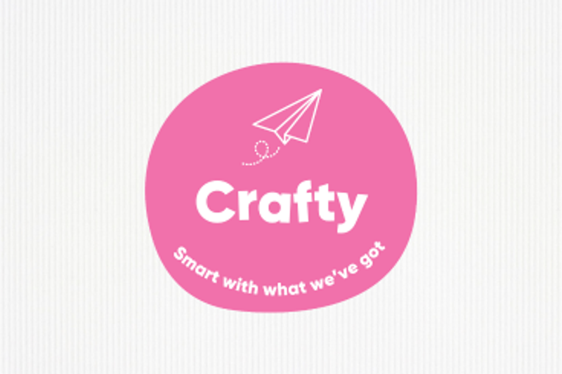 Logo for the company value "Crafty"
