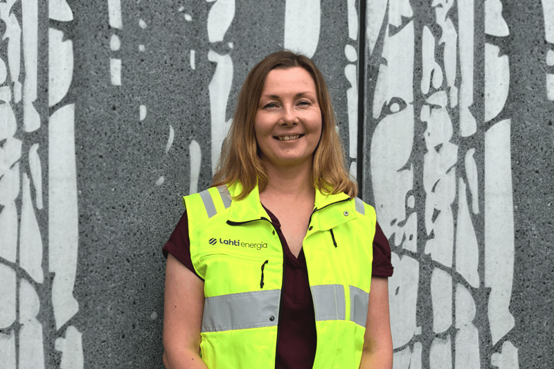 Lahti Energian turvallisuus- ja ympäristöpäällikkö Anna Laksio.