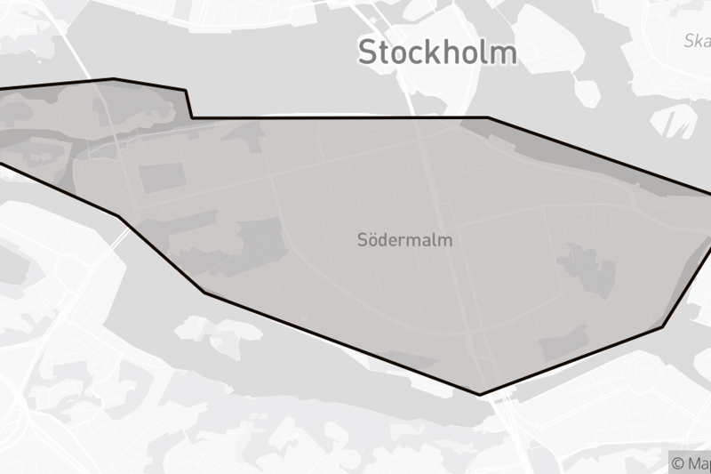 Karta över Södermalm