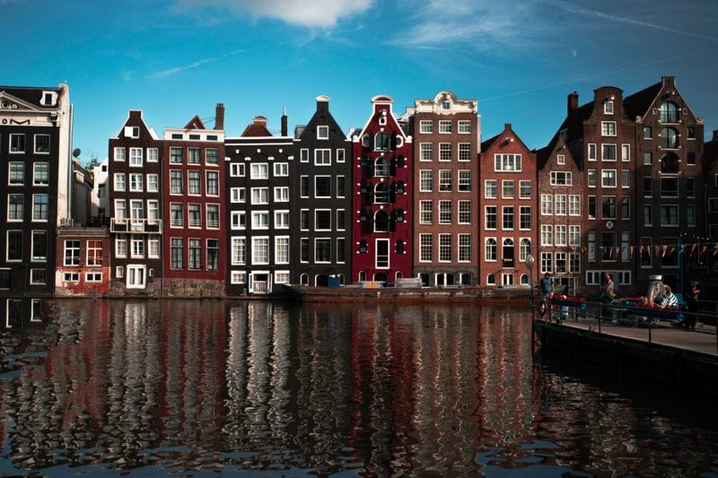 assorted-colored buildings