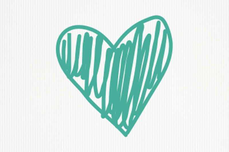 Heart icon, referencing The Works 'Caring' value