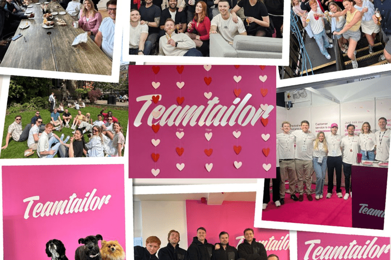 collage of pictures from team events