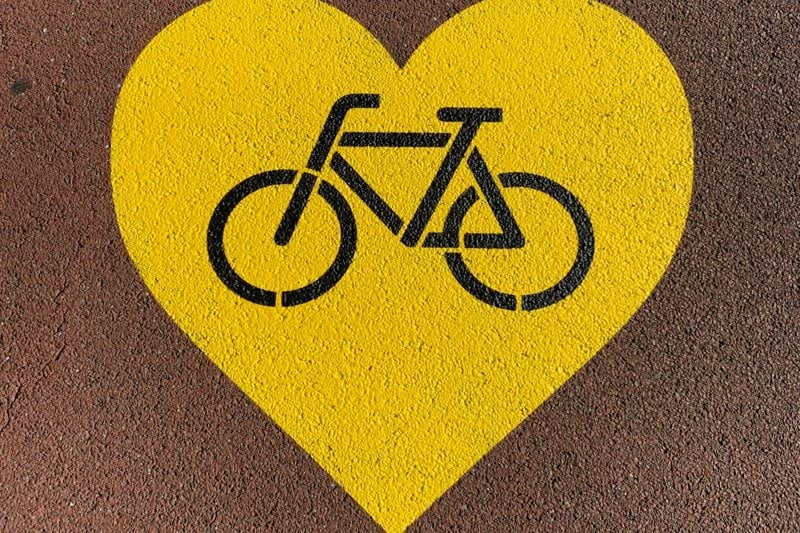 yellow and black love print