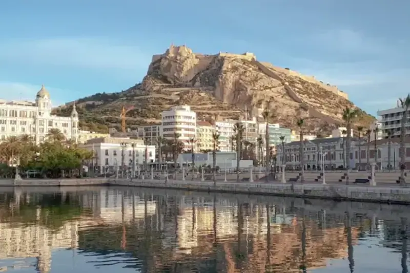 Santa Barbara castle in Alicante