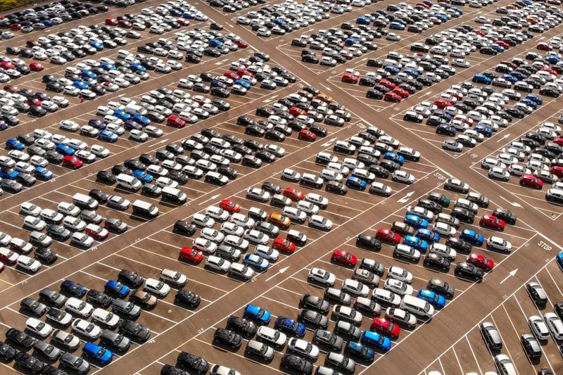 assorted-colored vehicle on parked