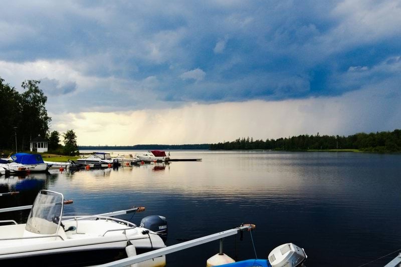 boats on lake