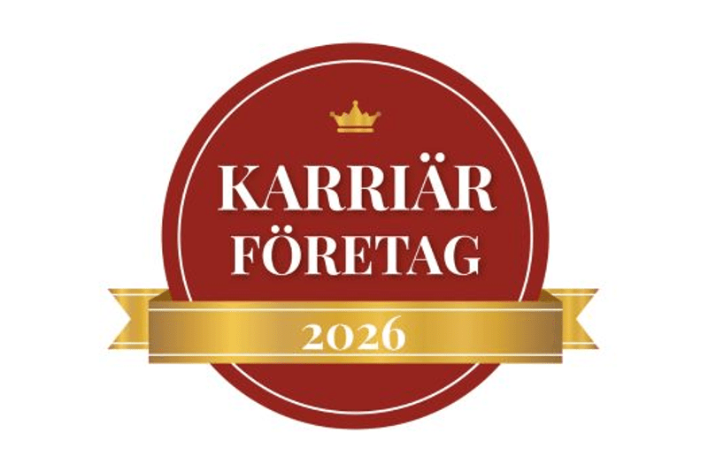 emblem för karriärföretag 2026