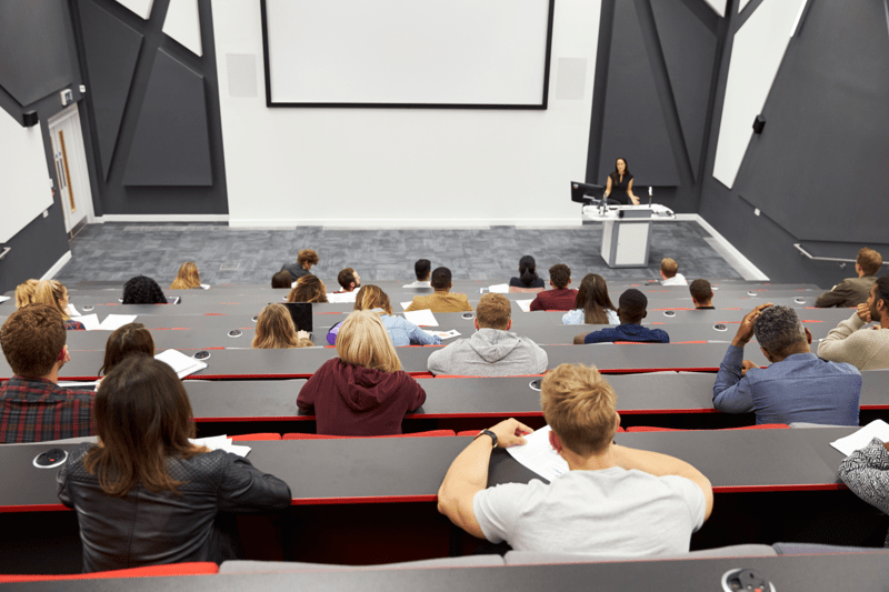 university class lecture prof