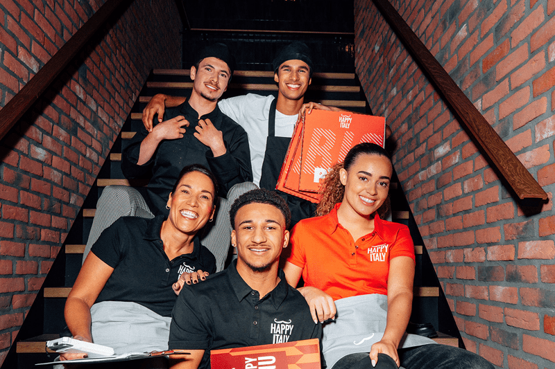 Happy Italy teamfoto