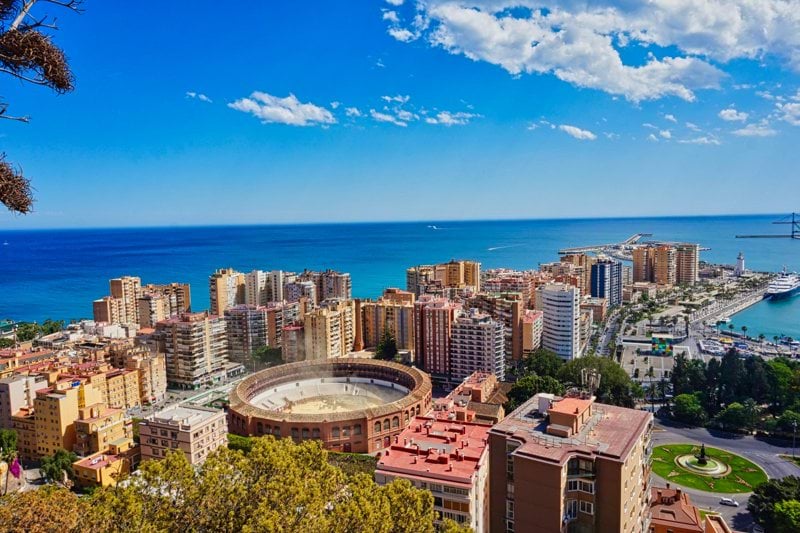 A view of a city and a body of water