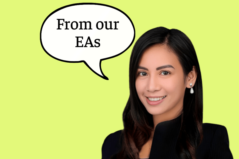 From our EAs