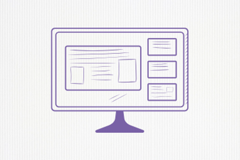 Computer screen icon, referencing The Works 'MyWorks Discounts' benefit