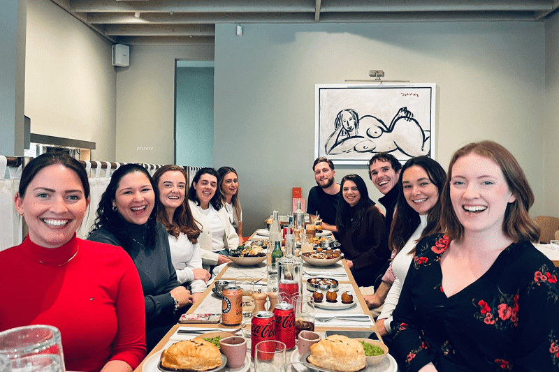 Marketing team lunch