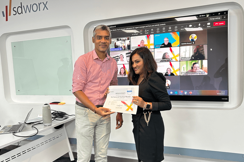 SD Worx Mauritius training
