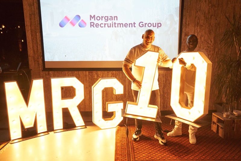 10 jarig jubileum morgan recruitment group