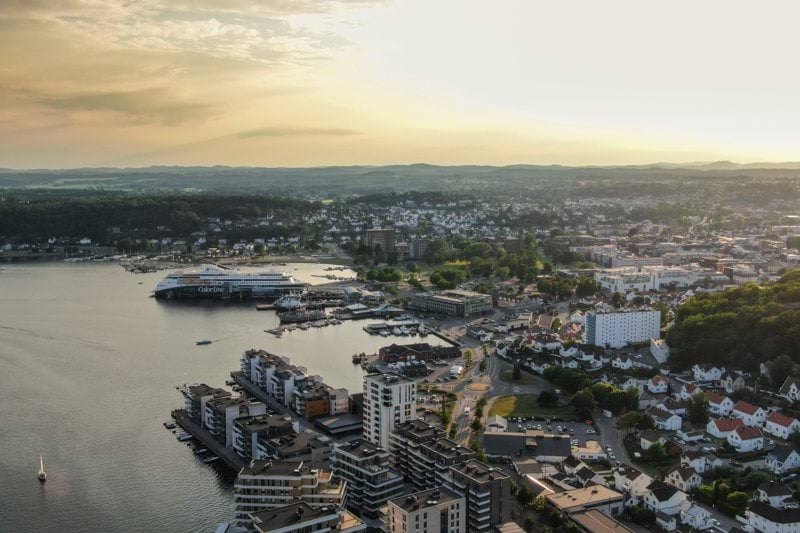 Taken with DJI Mavic 2 Zoom over Sandefjord.