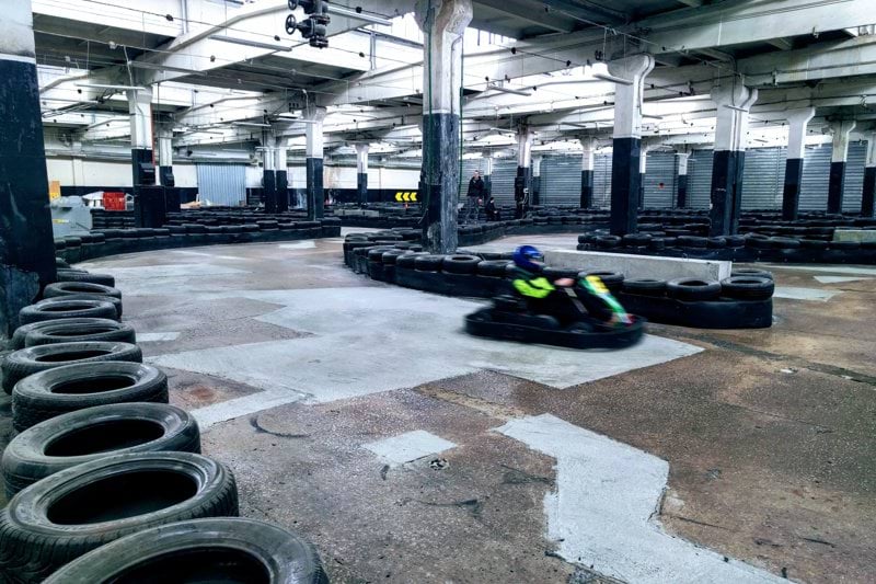 go-kart station