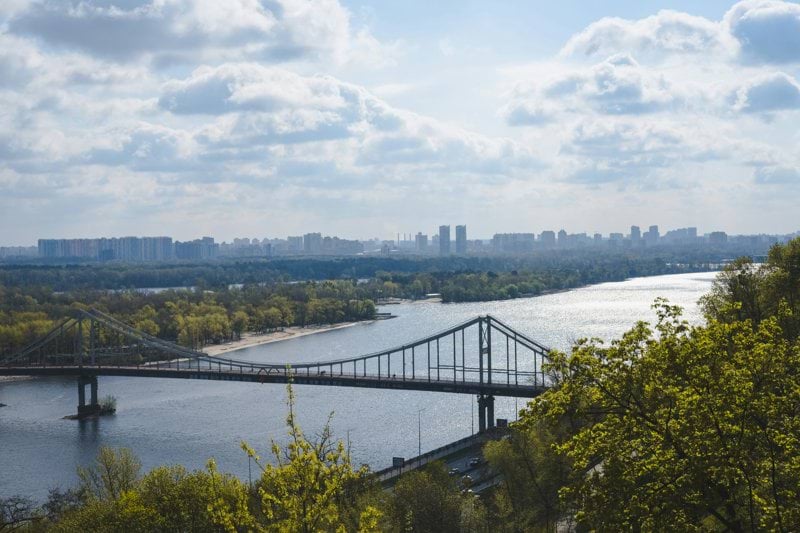 bridge over river during daytime