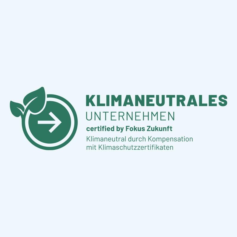 Auszeichnung für prismat als klimaneutrales Unternehmen durch CO2-Kompensation