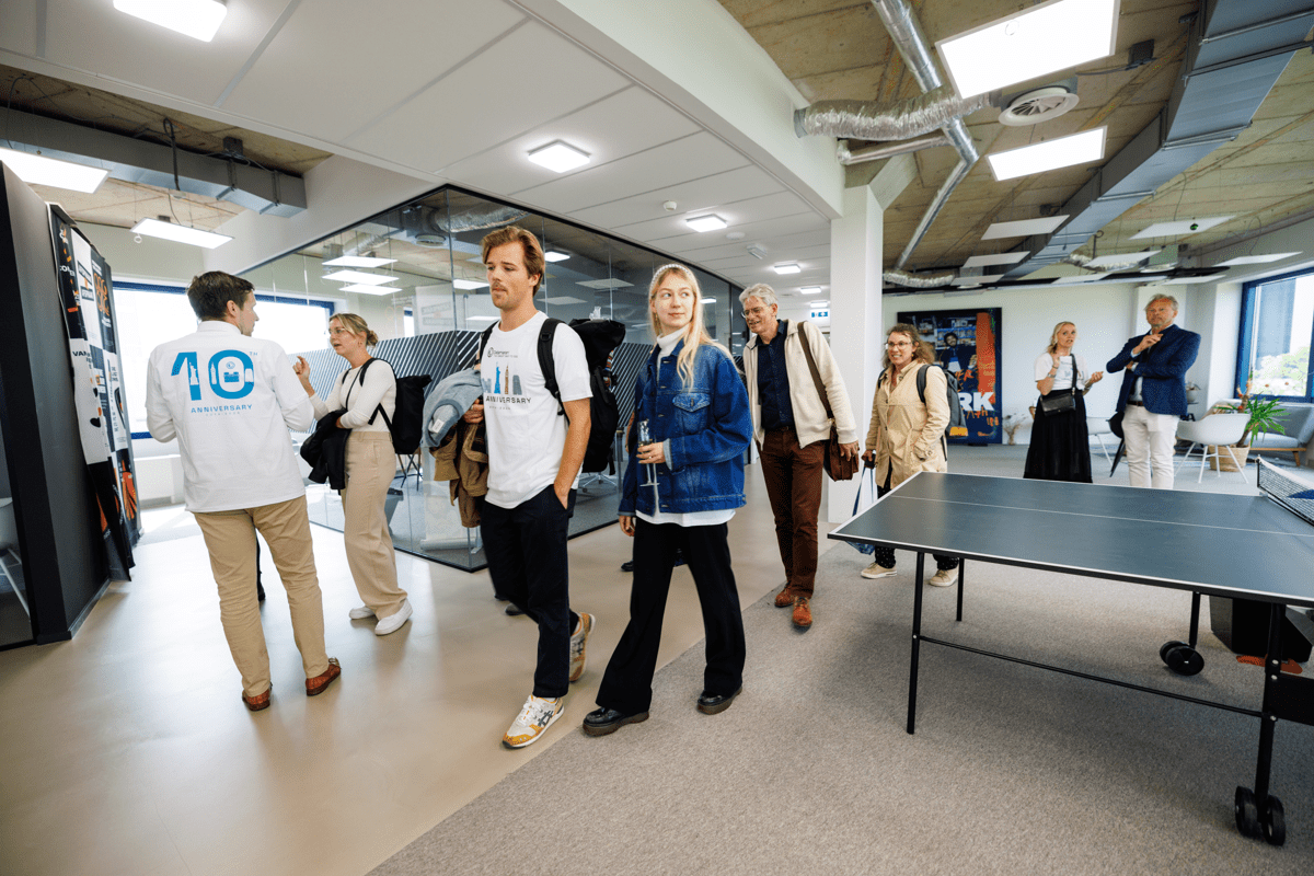 Datamaran colleagues together in the office
