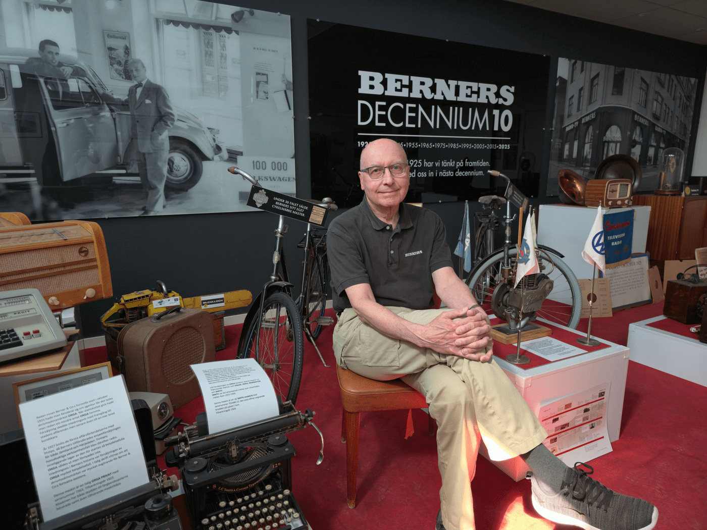 Göran Melin i Berners Historierum i Östersund.