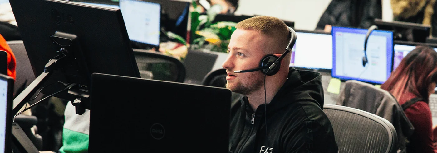 The Contact Centre team at work